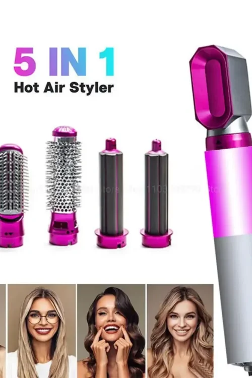 Hair Dryer 5 in 1 Hot Comb Multi Hair Styler With Curling Iron Hair Straightener With Hair Brush For Dyson Airwrap Hair Dryer